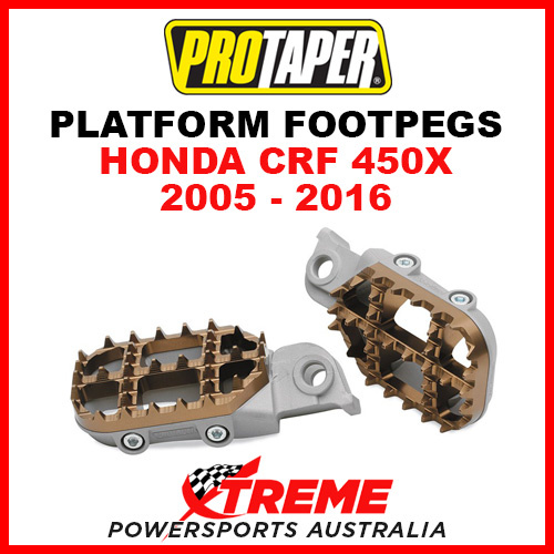 Pro Taper 02-3200 Honda CRF450X 2005-2016 2.3 Platform Footpegs