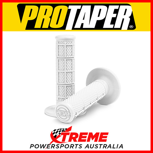 Pro Taper Grips 1/2 Third Waffle White Pro Genuine Motocross Handlebar MX 