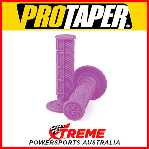 Pro Taper Grips Neon 1/2 Half Waffle Purple Pro Genuine Motocross Handlebar MX
