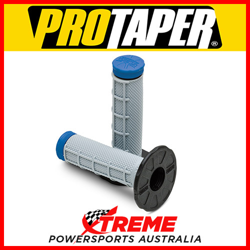 Pro Taper Grips 1/2 Half Waffle Triple Density Blue Pro Genuine Handlebar MX 