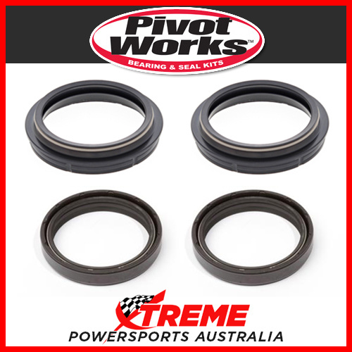 Fork Oil/Dust Seals Set For Suzuki RMZ 250 2013-2016, 48x58x10 Pivot Works PWFSK-Z017