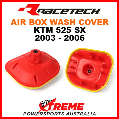 Rtech KTM 525SX 525 SX 2003-2006 Air Box Intake Wash Cover R-CPKTM011BL