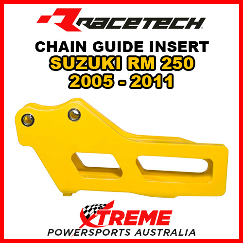 Rtech For Suzuki RM250 RM 250 2005-2011 Yellow Chain Guide 
