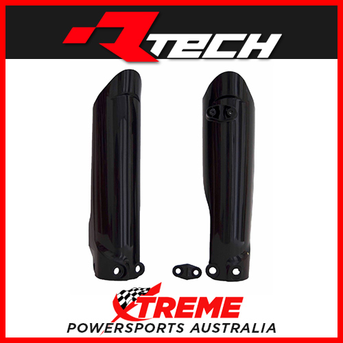 Black Rtech Fork Guards Protectors for Gas-Gas MC65 2021