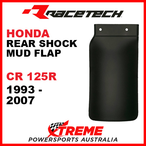 Rtech Black Honda CR125R 93-07 Rear Shock Guard Mud Flap Plate R-PSPCR0NR000