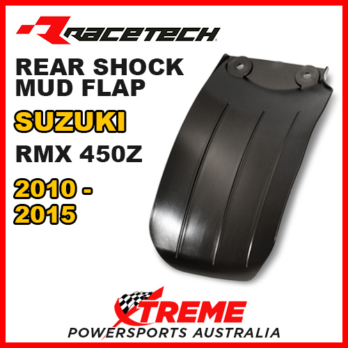Rtech Black For Suzuki RMX450Z RMX-450Z 10-18 Rear Shock Guard Mud Flap Plate R-PSPRM0NR000