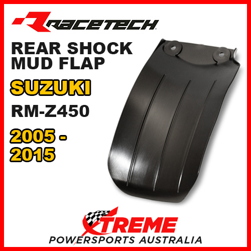 Rtech Black For Suzuki RMZ450 RM-Z450 07-18 Rear Shock Guard Mud Flap Plate R-PSPRM0NR000