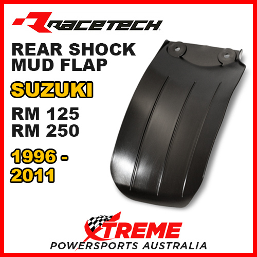 Rtech Black For Suzuki RM125 96-11 Rear Shock Guard Mud Flap Plate R-PSPRM0NR000