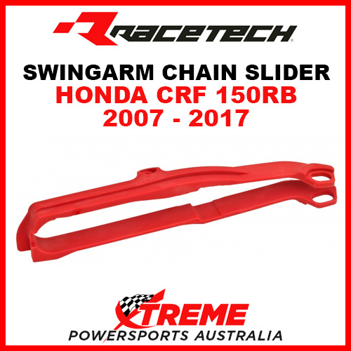 Rtech Honda CRF150RB Expert 2007-2017 Red Swingarm Chain Slider