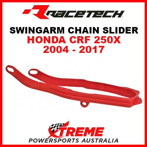 Rtech Honda CRF250X CRF 250X 2004-2017 Red Swingarm Chain Slider