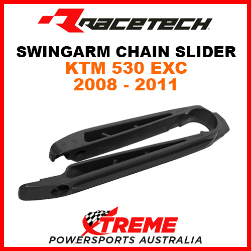 Rtech KTM 530EXC 530 EXC 2008-2011 Black Swingarm Chain Slider