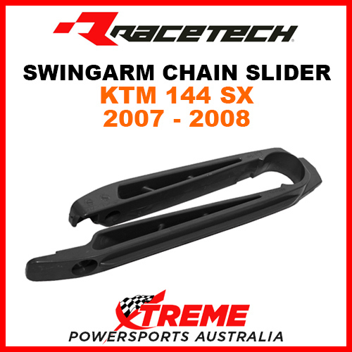 Rtech KTM 144SX 144 SX 2007-2008 Black Swingarm Chain Slider