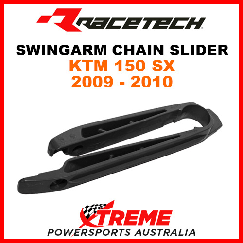 Rtech KTM 150SX 150 SX 2009-2010 Black Swingarm Chain Slider