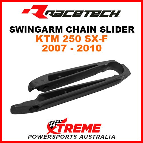 Rtech KTM 250 SXF SX-F 2007-2010 Black Swingarm Chain Slider
