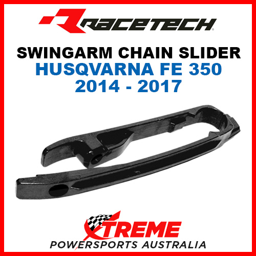 Rtech Husqvarna FE350 2014-2017 Black Swingarm Chain Slider