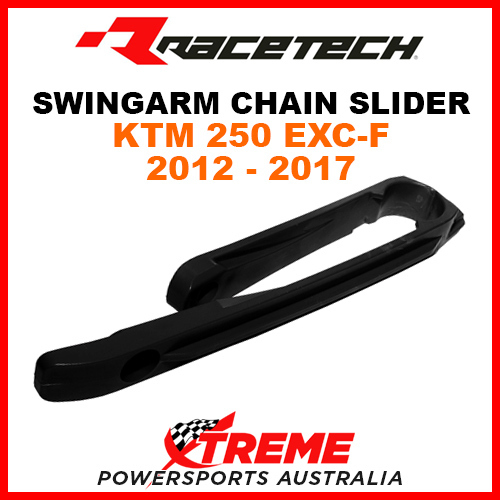 Rtech KTM 250 EXC-F EXCF 2012-2017 Black Swingarm Chain Slider