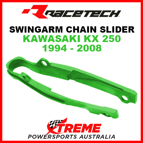 Rtech Kawasaki KX250 KX 250 1994-2008 Green Swingarm Chain Slider