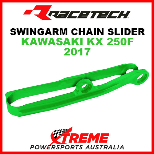 Rtech Kawasaki KX250F KXF250 2017 Green Swingarm Chain Slider
