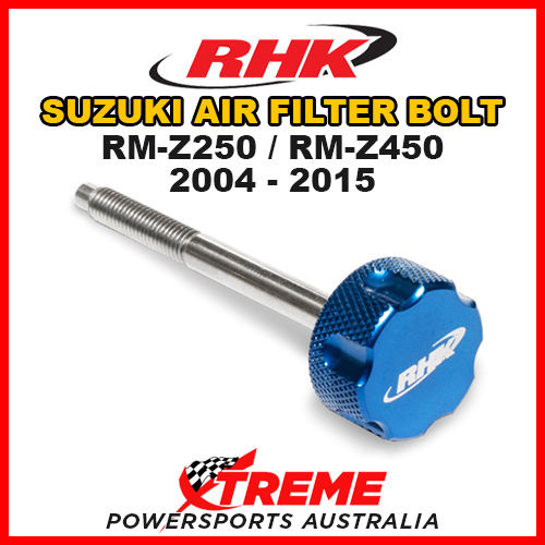RHK MX BLUE AIR FILTER BOLT MOTO For Suzuki RMZ 250 450 RM Z250 Z450 2004-2015 BIKE