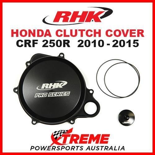 RHK MX BLACK CASE CLUTCH COVER HONDA CRF250R CRF 250R 2010-2015 MOTO DIRT BIKE