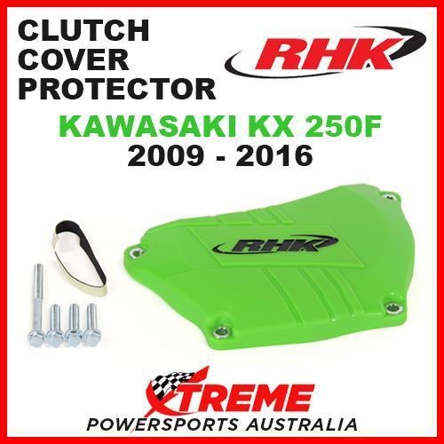 RHK MX FACTORY GREEN CLUTCH COVER PROTECTOR GUARD KAWASAKI KX250F KXF250 09-2016