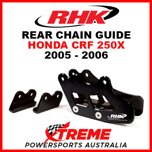 RHK Honda CRF250X CRF 250X 2005-2006 Black Alloy Rear Chain Guide CG02-K