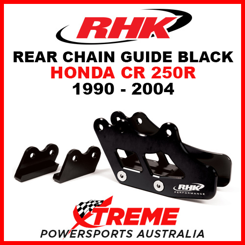 RHK Honda CR250R CR 250R 1990-2004 Black Alloy Rear Chain Guide CG03-K