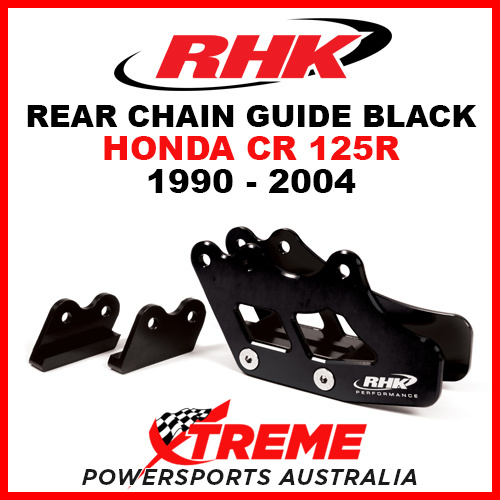RHK Honda CR125R CR 125R 1990-2004 Black Alloy Rear Chain Guide CG03-K