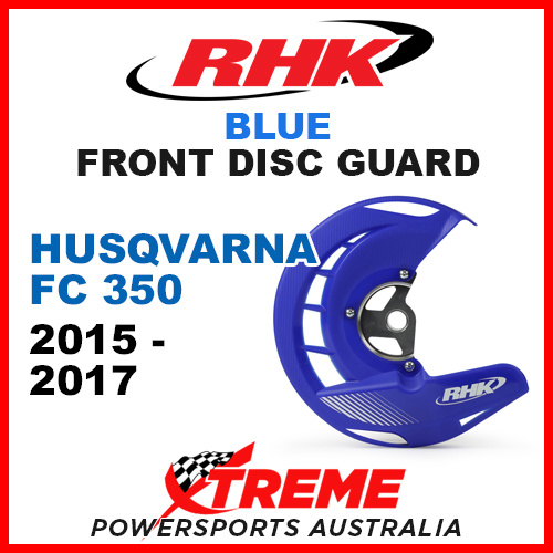 RHK Blue Front Disc Guard Husqvarna FC 350 2015-2017 FDG07-B