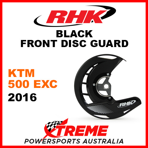 RHK Black Front Disc Guard KTM 500EXC 500 EXC 2016 FDG07-K