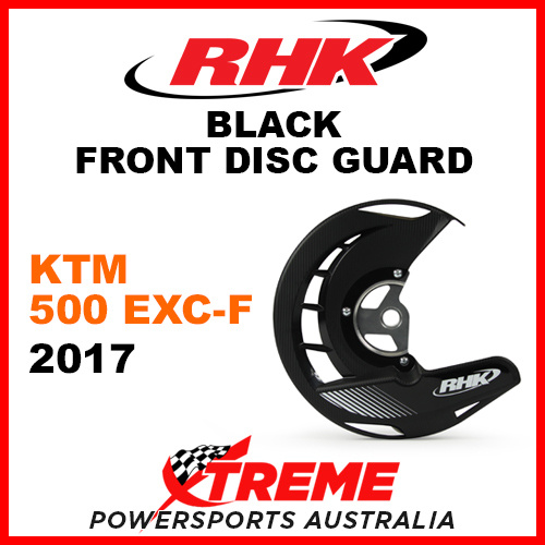 RHK Black Front Disc Guard KTM 500 EXC-F 500EXC-F 2017 FDG07-K