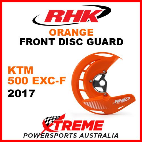 RHK Orange Front Disc Guard KTM 500EXC-F 500 EXC-F 2017 FDG07-O