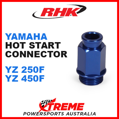 RHK HOT START CONNECTOR KEIHIN FCR CARBY BLUE YAMAHA YZ250F YZF250 YZ450F YZF450