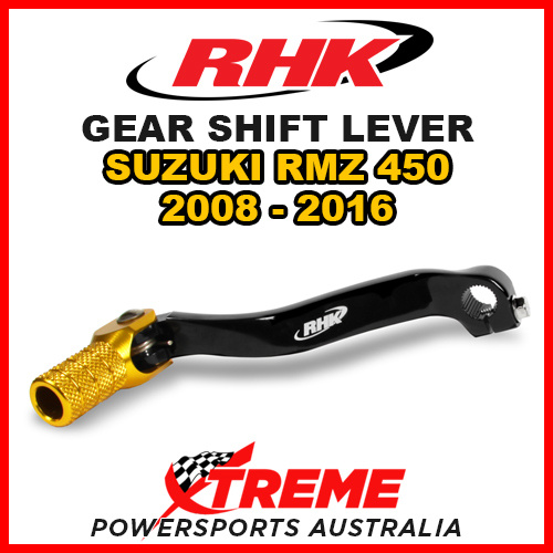 RHK For Suzuki RMZ450 RM Z450 2008-2016 Gold MX Gear Shift Selector Lever RHK-SL26-G