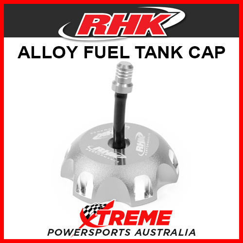 RHK Honda XR400R XR 400 R 1996-2005 Silver Alloy Fuel Tank Gas Cap, 65mm OD
