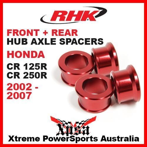 RHK REPLACEMENT AXLE SPACER FRONT + REAR HONDA CR125 CR 125 CR250 CR 250 02-07 R
