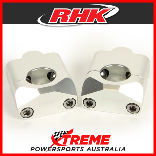 RHK Silver 1-1/8" Tapered Handlebar 35mm Bar Riser Upgrade from 7/8" Solid Style