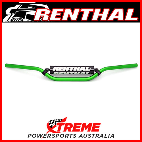 Renthal 7/8" Green RC Honda / Kawasaki MX Bend Handlebars 971-08