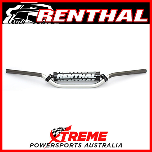 Renthal 7/8" Silver Grey RC Honda / Kawasaki MX Bend Handlebars