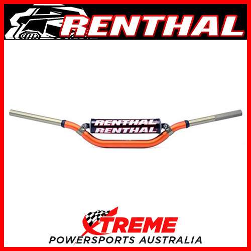 Renthal Twin Wall Orange KTM High MX Bend Handlebars