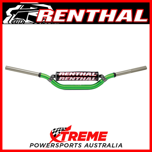 Renthal Twin Wall Green OE Honda / Kawasaki CR KX MX Bend Handlebars 997-01