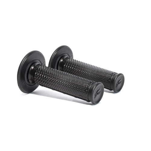 Renthal Black Ultra-Tacky Tapered Half Waffle/Diamond MX Grips Dirt Pit Bike