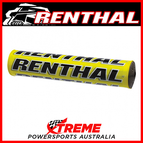 Renthal 10" 240mm Crossbar Bar Pad Yellow Mx 7/8 Dirt Bike Motorcycle   