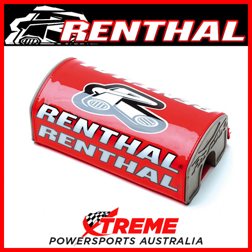 Renthal Square Bar Pad Red Mx Fatbar Dirt Bike Motorcycle