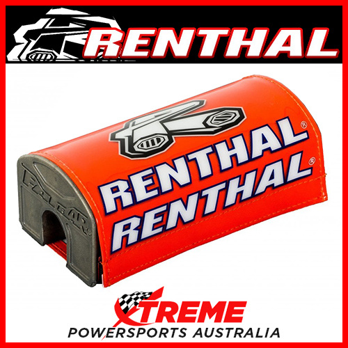 Renthal TLD Race Team KTM Square Fat Bar Pad Orange Blue White MX Dirt Bike P334