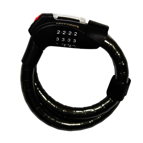 Kryptonite 80cm, 20mm Steel Kryptoflex 2080 Combo Armoured Cable Lock