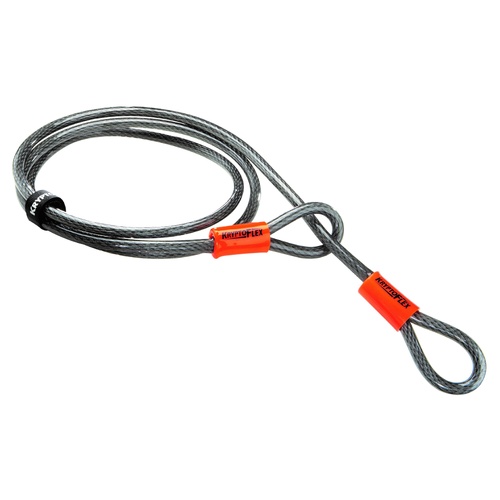 Kryptonite 213cm Length, 10mm Braided Steel Kryptoflex 710 Looped Cable