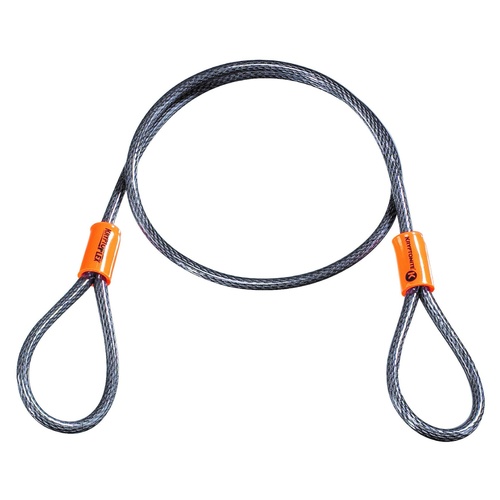 Kryptonite 120cm Length, 10mm Braided Steel Kryptoflex 410 Looped Cable
