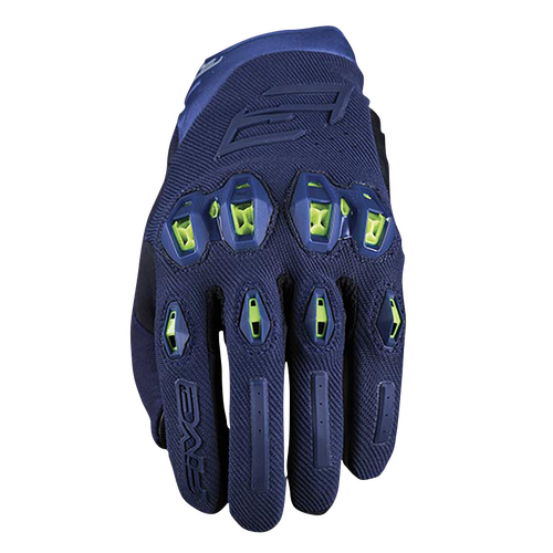 Five Stunt EVO 2 Night Blue/Yellow Glove M