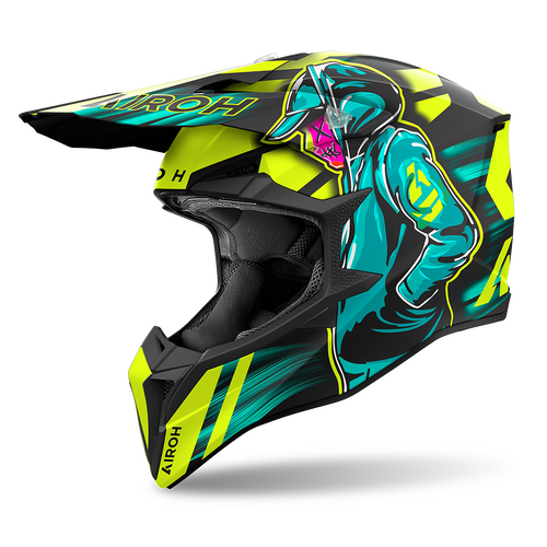 Airoh WRAAAP CYBER YELLOW MATT S 